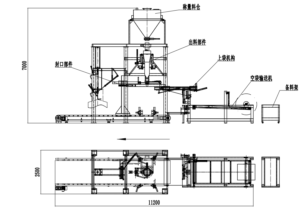全自動噸袋包裝秤，全自動噸袋包裝機(jī)，全自動大袋包裝秤